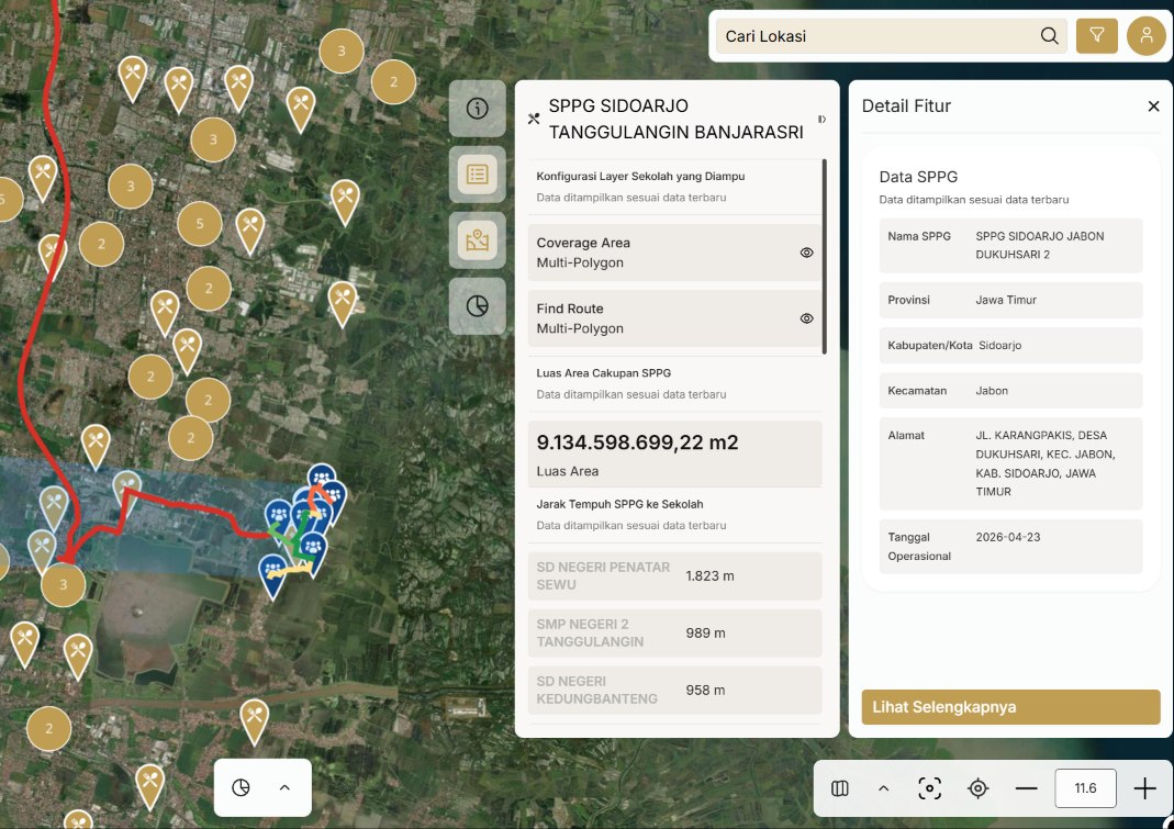GINA — geospatial platform for public programme data