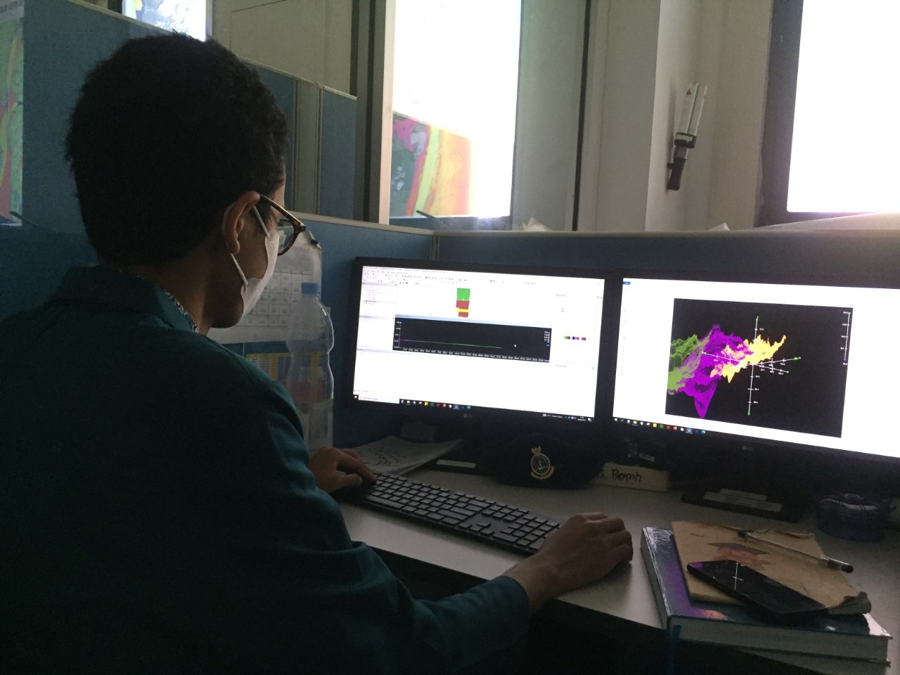 Multibeam echosounder processing, Selat Riau